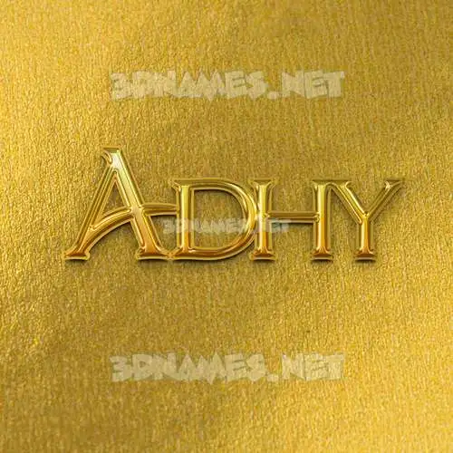 adhy in All Gold style - 3D name wallpaper adhy in All Gold style - 3D name wallpaper