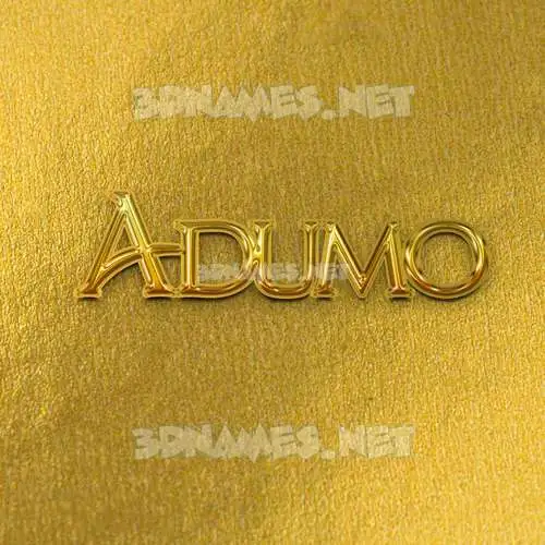 adumo in All Gold style - 3D name wallpaper adumo in All Gold style - 3D name wallpaper