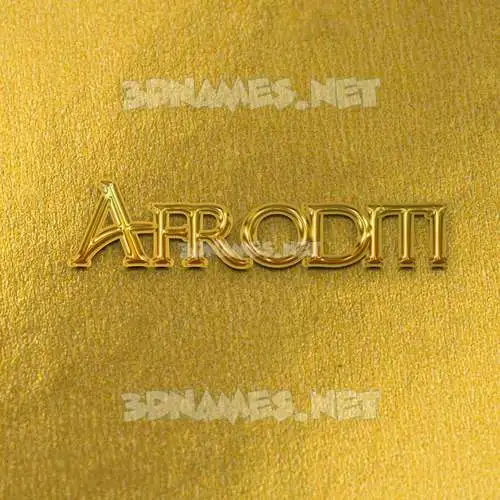 afroditi in All Gold style - 3D name wallpaper afroditi in All Gold style - 3D name wallpaper