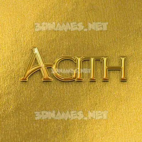 agith in All Gold style - 3D name wallpaper agith in All Gold style - 3D name wallpaper