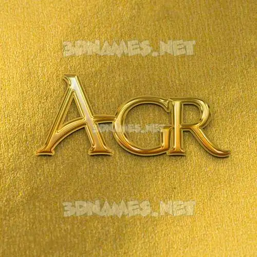 agr in All Gold style - 3D name wallpaper agr in All Gold style - 3D name wallpaper