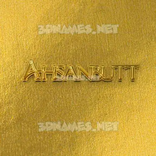 ahsanbutt in All Gold style - 3D name wallpaper ahsanbutt in All Gold style - 3D name wallpaper