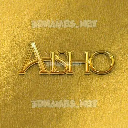 aisho in All Gold style - 3D name wallpaper aisho in All Gold style - 3D name wallpaper