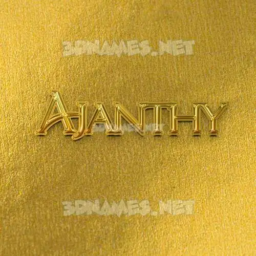 ajanthy in All Gold style - 3D name wallpaper ajanthy in All Gold style - 3D name wallpaper