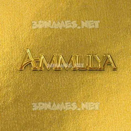 ammulya in All Gold style - 3D name wallpaper ammulya in All Gold style - 3D name wallpaper