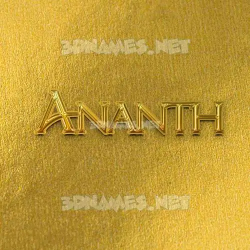 ananth in All Gold style - 3D name wallpaper ananth in All Gold style - 3D name wallpaper