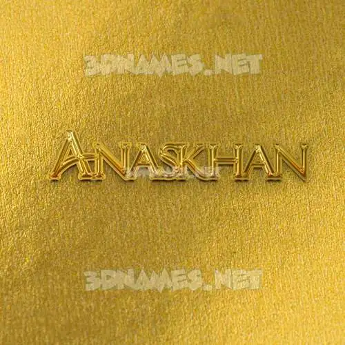 anaskhan in All Gold style - 3D name wallpaper anaskhan in All Gold style - 3D name wallpaper