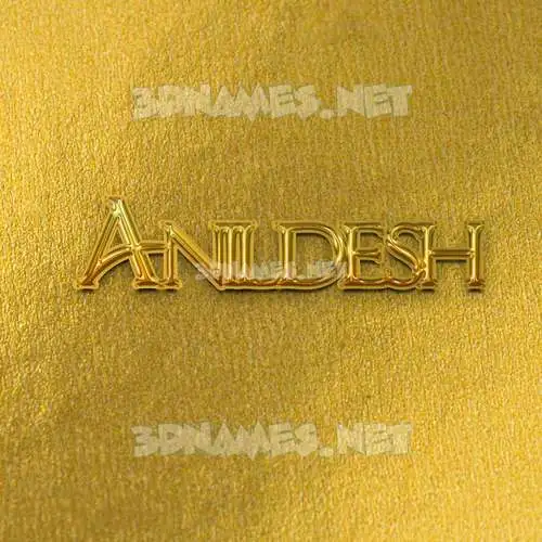 anildesh in All Gold style - 3D name wallpaper anildesh in All Gold style - 3D name wallpaper