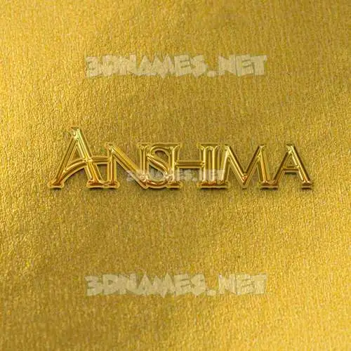 anshima in All Gold style - 3D name wallpaper anshima in All Gold style - 3D name wallpaper