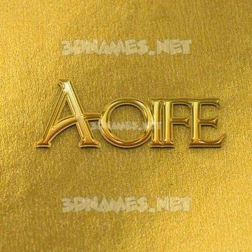 aoife in All Gold style - 3D name wallpaper aoife in All Gold style - 3D name wallpaper