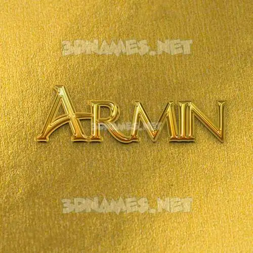 armin in All Gold style - 3D name wallpaper armin in All Gold style - 3D name wallpaper
