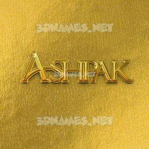 ashpak in All Gold style - 3D name wallpaper ashpak in All Gold style - 3D name wallpaper