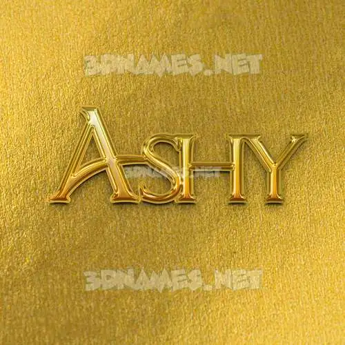 ashy in All Gold style - 3D name wallpaper ashy in All Gold style - 3D name wallpaper