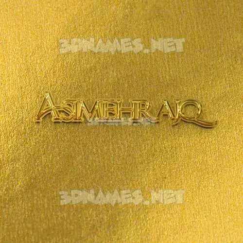 asimehrajq in All Gold style - 3D name wallpaper asimehrajq in All Gold style - 3D name wallpaper