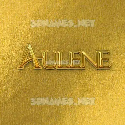 aulene in All Gold style - 3D name wallpaper aulene in All Gold style - 3D name wallpaper
