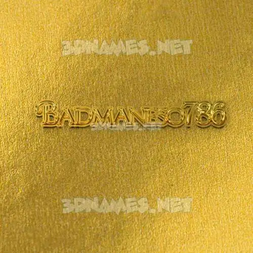 badmaneso786 in All Gold style - 3D name wallpaper badmaneso786 in All Gold style - 3D name wallpaper