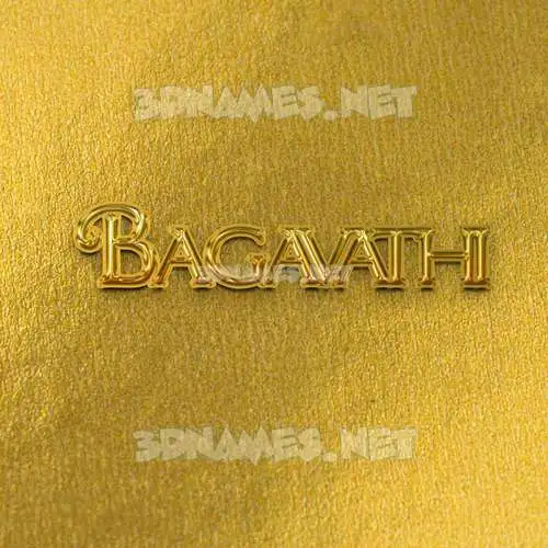 bagavathi in All Gold style - 3D name wallpaper bagavathi in All Gold style - 3D name wallpaper