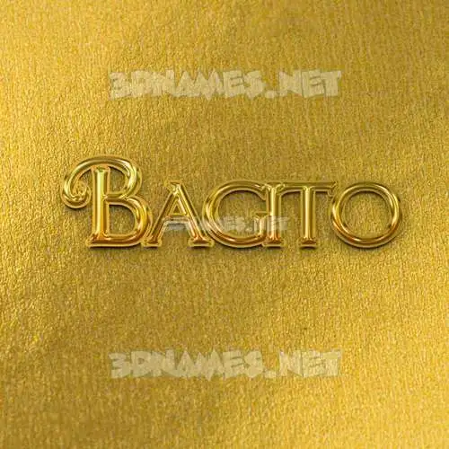 bagito in All Gold style - 3D name wallpaper bagito in All Gold style - 3D name wallpaper