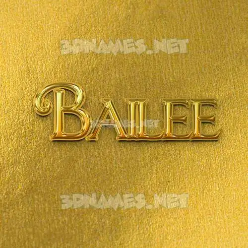 bailee in All Gold style - 3D name wallpaper bailee in All Gold style - 3D name wallpaper