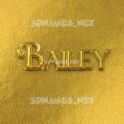 bailey in All Gold style - 3D name wallpaper bailey in All Gold style - 3D name wallpaper