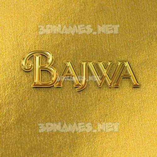 bajwa in All Gold style - 3D name wallpaper bajwa in All Gold style - 3D name wallpaper