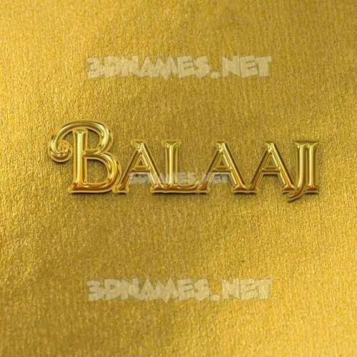 balaaji in All Gold style - 3D name wallpaper balaaji in All Gold style - 3D name wallpaper
