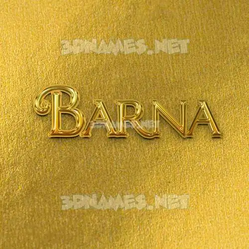 barna in All Gold style - 3D name wallpaper barna in All Gold style - 3D name wallpaper