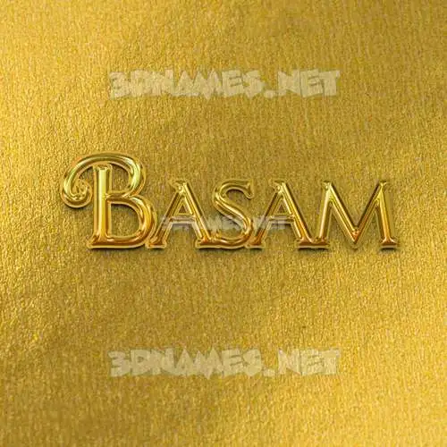 basam in All Gold style - 3D name wallpaper basam in All Gold style - 3D name wallpaper