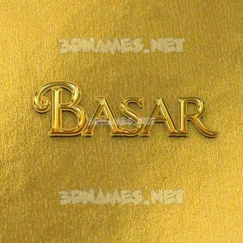 basar in All Gold style - 3D name wallpaper basar in All Gold style - 3D name wallpaper