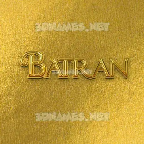 batran in All Gold style - 3D name wallpaper batran in All Gold style - 3D name wallpaper