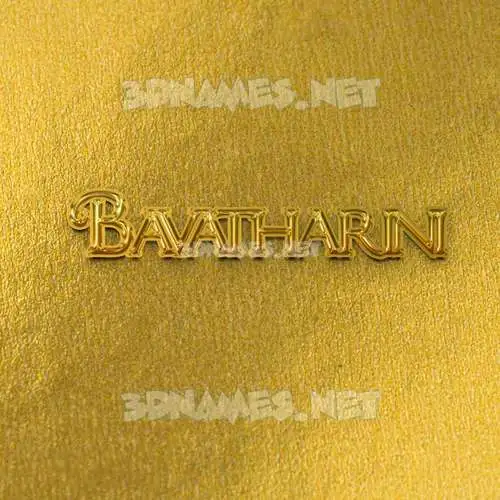 bavatharini in All Gold style - 3D name wallpaper bavatharini in All Gold style - 3D name wallpaper
