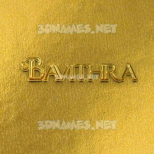bavithra in All Gold style - 3D name wallpaper bavithra in All Gold style - 3D name wallpaper