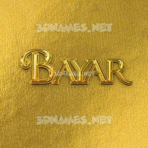 bayar in All Gold style - 3D name wallpaper bayar in All Gold style - 3D name wallpaper