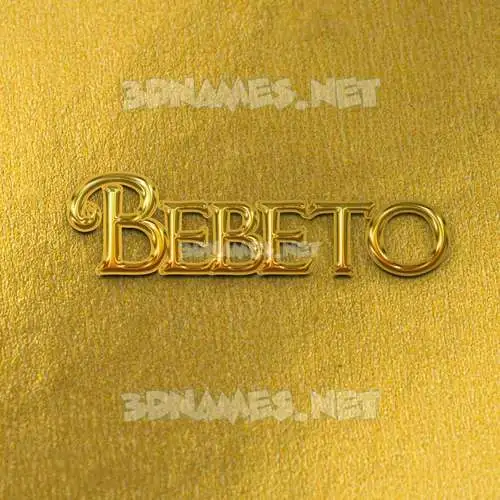 bebeto in All Gold style - 3D name wallpaper bebeto in All Gold style - 3D name wallpaper