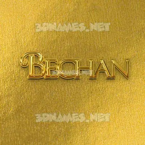 bechan in All Gold style - 3D name wallpaper bechan in All Gold style - 3D name wallpaper