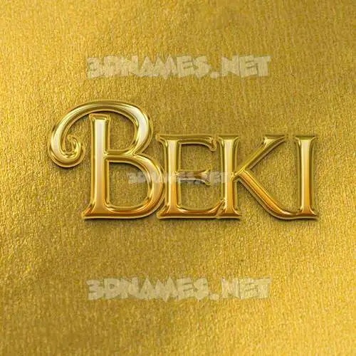 beki in All Gold style - 3D name wallpaper beki in All Gold style - 3D name wallpaper
