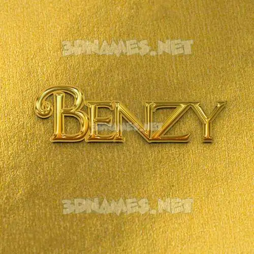 benzy in All Gold style - 3D name wallpaper benzy in All Gold style - 3D name wallpaper