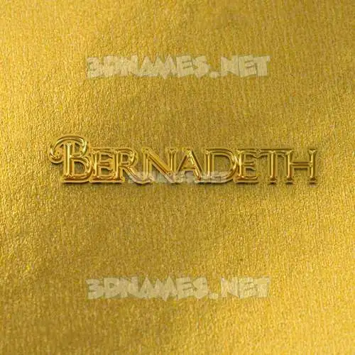 bernadeth in All Gold style - 3D name wallpaper bernadeth in All Gold style - 3D name wallpaper