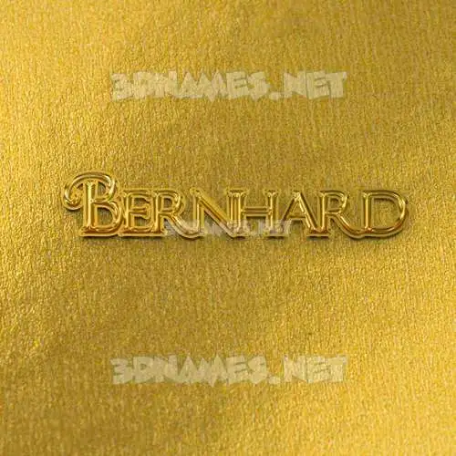 bernhard in All Gold style - 3D name wallpaper bernhard in All Gold style - 3D name wallpaper