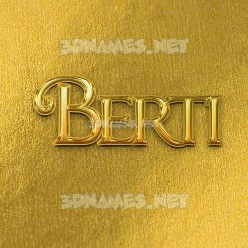 berti in All Gold style - 3D name wallpaper berti in All Gold style - 3D name wallpaper