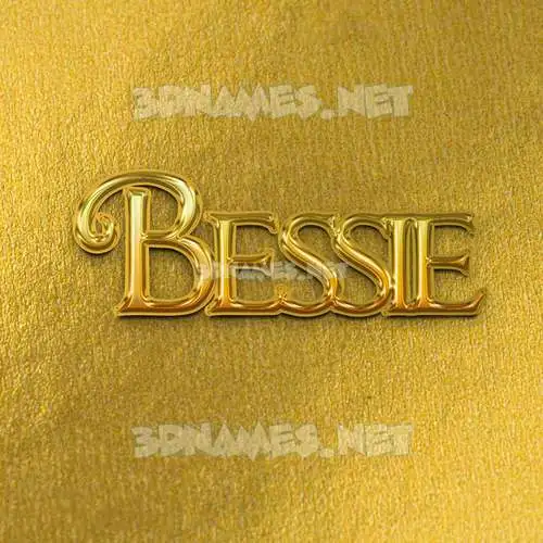bessie in All Gold style - 3D name wallpaper bessie in All Gold style - 3D name wallpaper