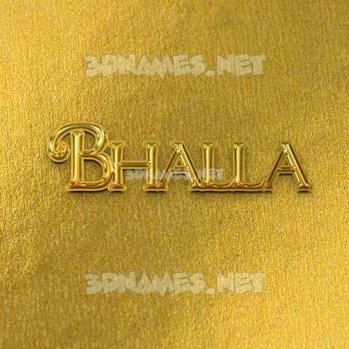 bhalla in All Gold style - 3D name wallpaper bhalla in All Gold style - 3D name wallpaper