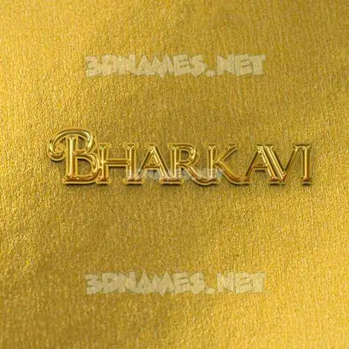 bharkavi in All Gold style - 3D name wallpaper bharkavi in All Gold style - 3D name wallpaper