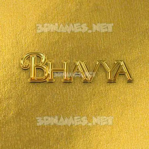 bhavya in All Gold style - 3D name wallpaper bhavya in All Gold style - 3D name wallpaper