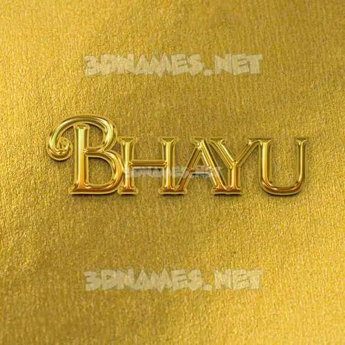 bhayu in All Gold style - 3D name wallpaper bhayu in All Gold style - 3D name wallpaper