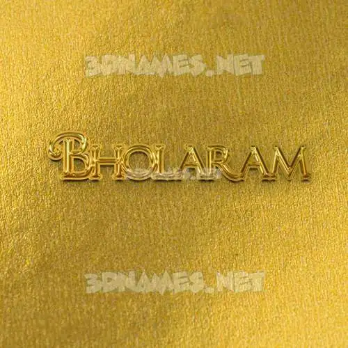 bholaram in All Gold style - 3D name wallpaper bholaram in All Gold style - 3D name wallpaper