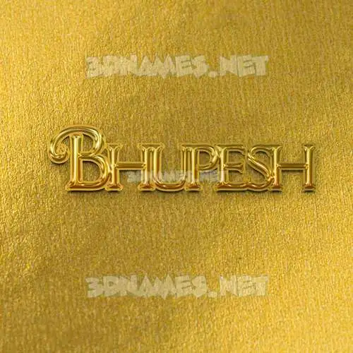 bhupesh in All Gold style - 3D name wallpaper bhupesh in All Gold style - 3D name wallpaper