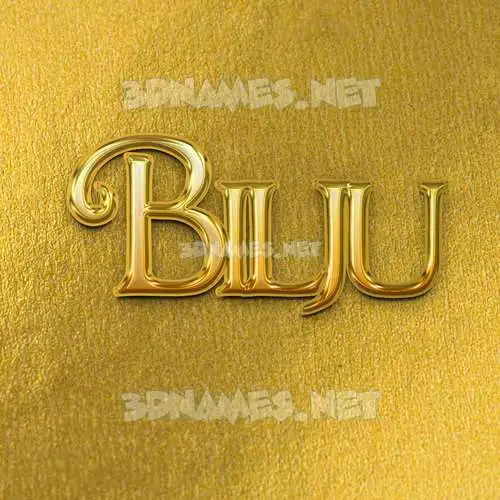 bilju in All Gold style - 3D name wallpaper bilju in All Gold style - 3D name wallpaper