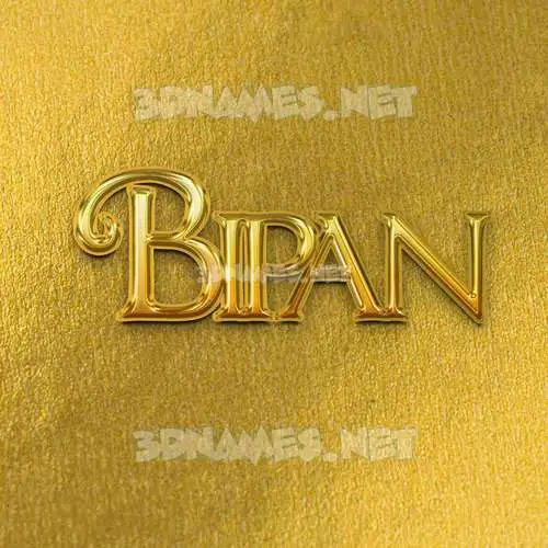 bipan in All Gold style - 3D name wallpaper bipan in All Gold style - 3D name wallpaper
