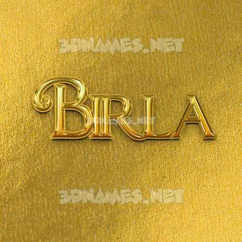birla in All Gold style - 3D name wallpaper birla in All Gold style - 3D name wallpaper
